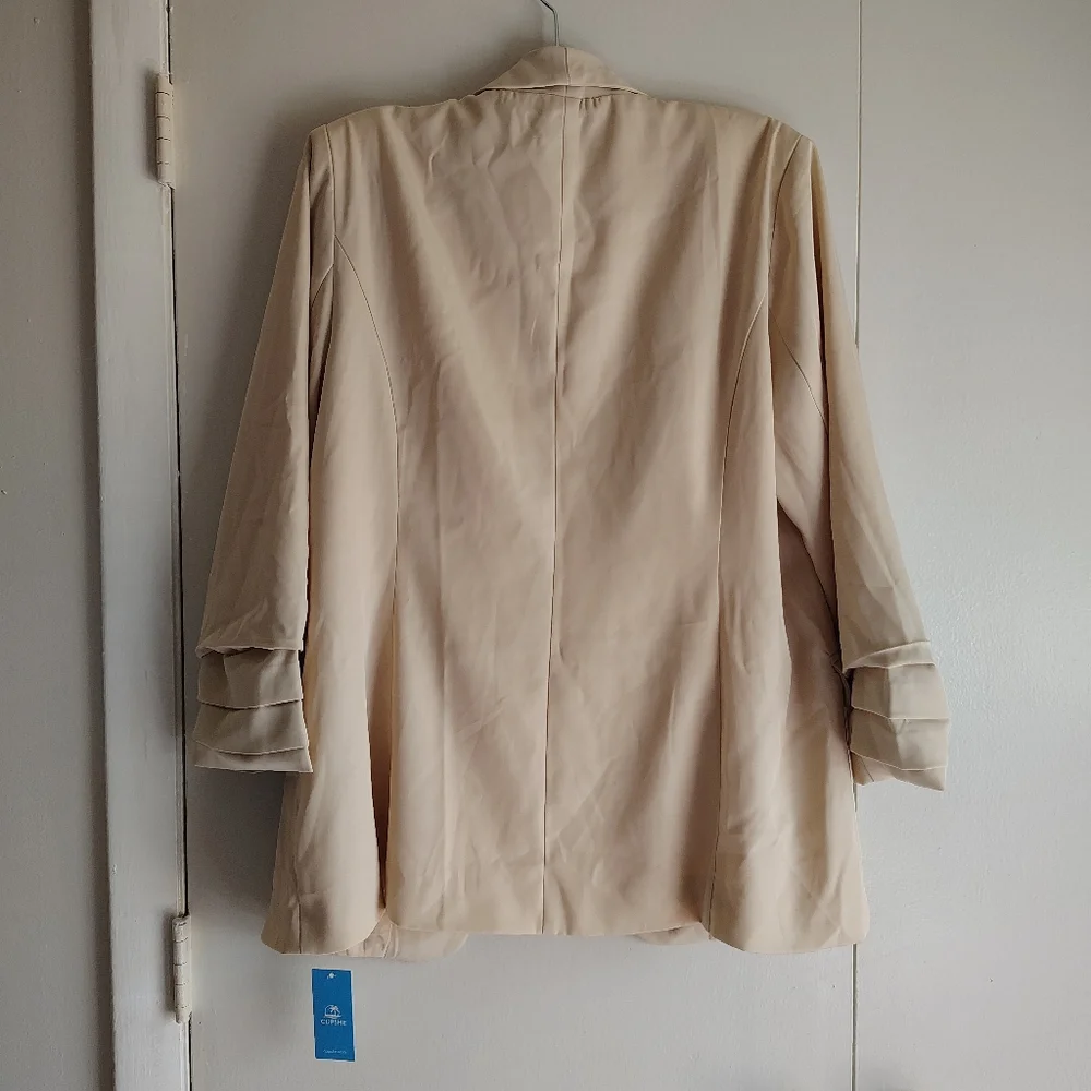 Cupshe Cream Blazer Jacket - Picture 7 of 12